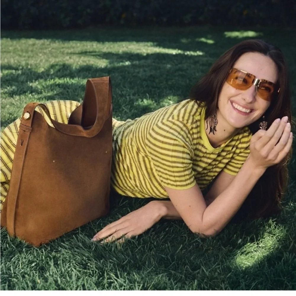 Tory Burch Romy Suede Hobo Bag